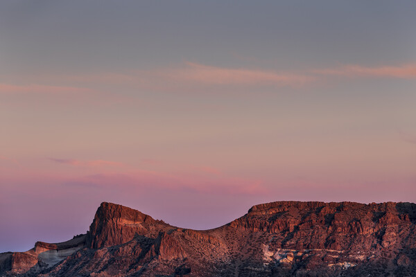 Mountain ridge at sunset, Tenerife Picture Board by Phil Crean
