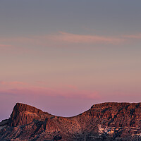 Buy canvas prints of Mountain ridge at sunset, Tenerife by Phil Crean