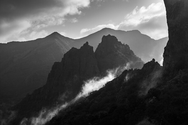 Dramatic mountain ridge Picture Board by Phil Crean