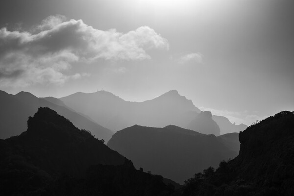 Ridges of Los Gigantes, Tenerife Picture Board by Phil Crean