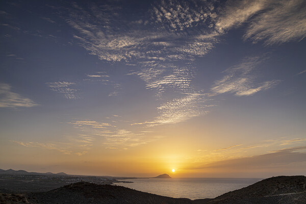 Sunrise El Medano, Tenerife Picture Board by Phil Crean