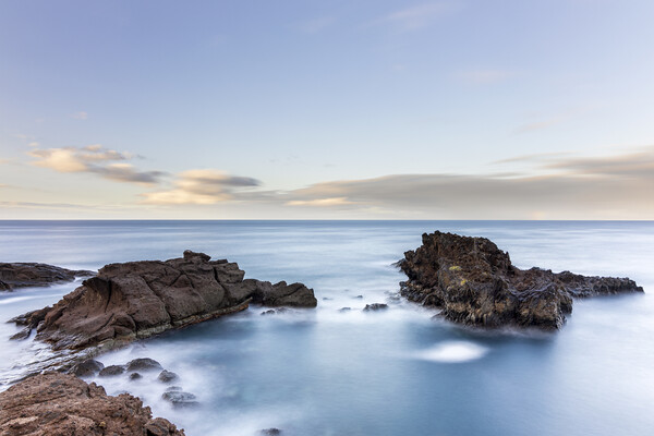 Volcanic shore at dawn, Tenerife Picture Board by Phil Crean