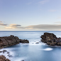 Buy canvas prints of Volcanic shore at dawn, Tenerife by Phil Crean
