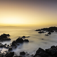 Buy canvas prints of Volcanic rocky coast, Tenerife by Phil Crean