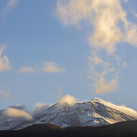 Buy canvas prints of Snowcap on Teide with cloud, Tenerife by Phil Crean
