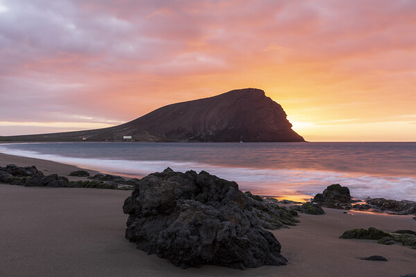 Dawn at Red Mountain, Tenerife Picture Board by Phil Crean