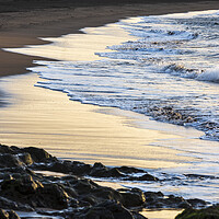 Buy canvas prints of Golden shoreline, La Tejita beach, Tenerife by Phil Crean