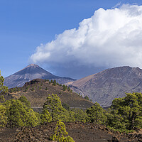 Buy canvas prints of Cumulus clouds over Teide, Tenerife by Phil Crean