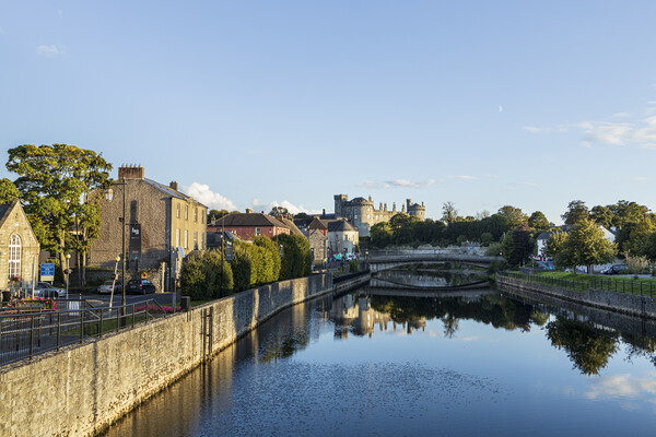 Kilkenny Castle reflected in River Nore, Ireland Picture Board by Phil Crean