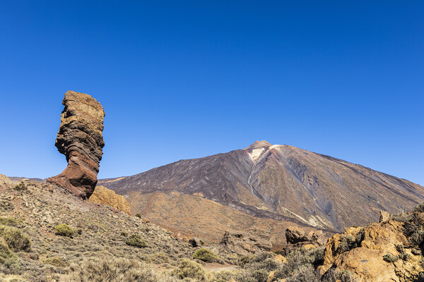 Teide and blue sky Tenerife Picture Board by Phil Crean