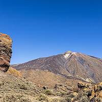 Buy canvas prints of Teide and blue sky Tenerife by Phil Crean
