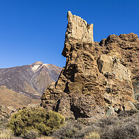 Buy canvas prints of Volcanic landscape and mount Teide, Tenerife by Phil Crean