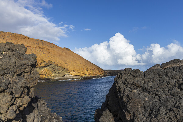 Yellow mountain, Costa Silencio, Tenerife Picture Board by Phil Crean