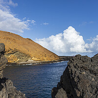 Buy canvas prints of Yellow mountain, Costa Silencio, Tenerife by Phil Crean