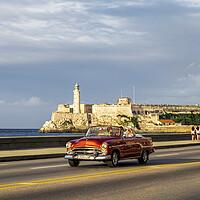 Buy canvas prints of Vintage American car, Havana, Cuba by Phil Crean