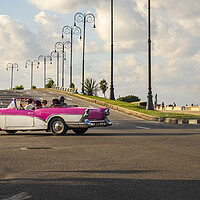 Buy canvas prints of Open top vintage 1950s American car, Cuba by Phil Crean