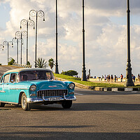 Buy canvas prints of American 1950s car, Cuba by Phil Crean