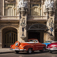 Buy canvas prints of Open top vintage 50's car in Havana, Cuba by Phil Crean