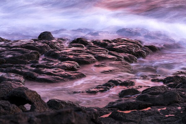 Volcanic rock and sea, Tenerife Picture Board by Phil Crean