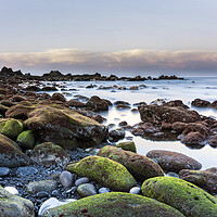Buy canvas prints of Green stones on the west coast at dawn, Tenerife by Phil Crean