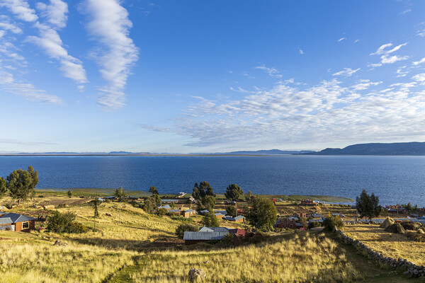 Lake Titicaca, Peru Picture Board by Phil Crean