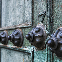 Buy canvas prints of Studs on the door to Cusco cathedral, Peru by Phil Crean