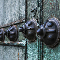 Buy canvas prints of Studs on the door to Cusco cathedral, Peru by Phil Crean