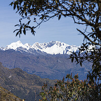Buy canvas prints of Snowcapped peaks in the Andes, Peru by Phil Crean