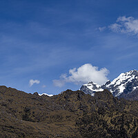 Buy canvas prints of Majestic Andes Peaks Peru, Panorama by Phil Crean