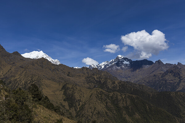 Lone cloud over the Andes, Peru Picture Board by Phil Crean