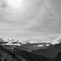 Buy canvas prints of Andes in black and white, Peru by Phil Crean
