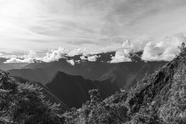 Cloudscape over the Andes, Peru Picture Board by Phil Crean