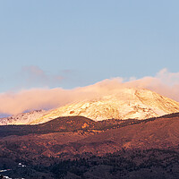 Buy canvas prints of Snowcapped Teide at sunset by Phil Crean