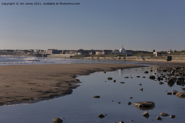 The beach at Whitley Bay, North Tyneside Picture Board by Jim Jones