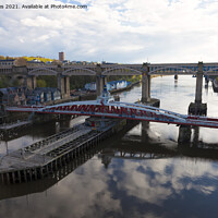 Buy canvas prints of Bridges on the River Tyne by Jim Jones