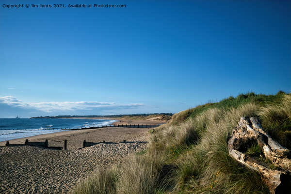 The Beach at Blyth, Northumberland Picture Board by Jim Jones