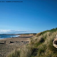 Buy canvas prints of The Beach at Blyth, Northumberland by Jim Jones