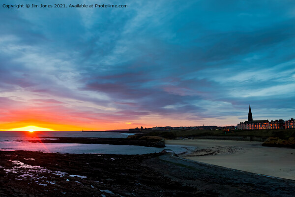 Here comes Sunday Morning at Cullercoats Picture Board by Jim Jones