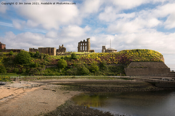 Tynemouth Castle and Priory Headland Picture Board by Jim Jones