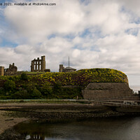 Buy canvas prints of Tynemouth Castle and Priory Headland by Jim Jones