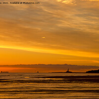 Buy canvas prints of Another Northumbrian Sunrise by Jim Jones