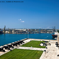 Buy canvas prints of Grand Harbour, Valletta by Jim Jones