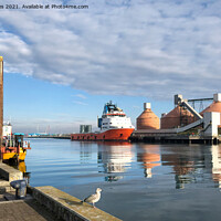 Buy canvas prints of Reflections on the River Blyth by Jim Jones