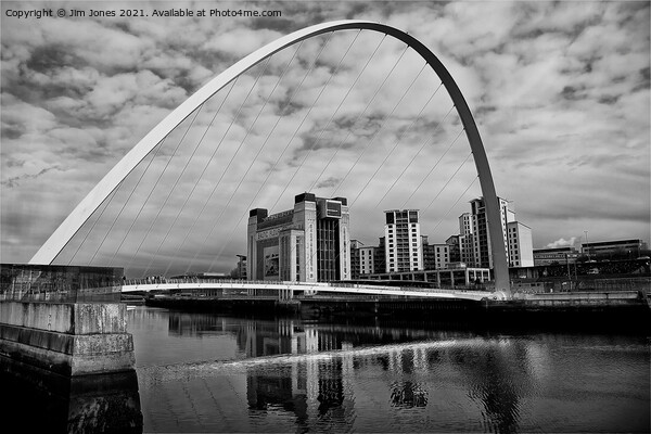 Gateshead Millennium Bridge and Baltic Picture Board by Jim Jones