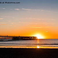 Buy canvas prints of North Sea sunrise panorama by Jim Jones