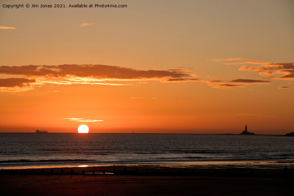 December sunrise over the North Sea Picture Board by Jim Jones