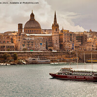 Buy canvas prints of The beautiful city of Valletta, Malta by Jim Jones