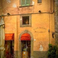 Buy canvas prints of Artistic Caffe Ristoro Piccadilly, Pisa by Jim Jones