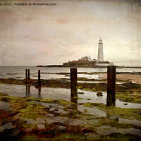 Buy canvas prints of Artistic St Mary's Island by Jim Jones