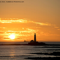 Buy canvas prints of January sunrise at St Mary's Island by Jim Jones
